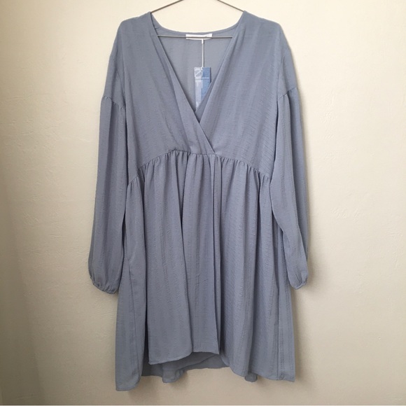 NEW SAMSOE SAMSOE Jolie Short Dress Blue XL - Picture 3 of 8